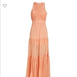 NWT Veronica Beard dress. Gorgeous. Sheer at the bottom. Slit on the side.